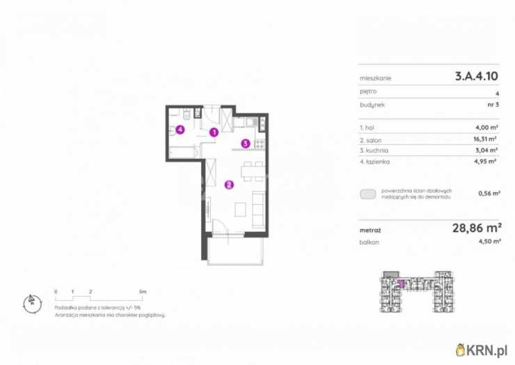 Sosnowiec, ul. , Mieszkanie  na sprzedaż, 1 pokojowe