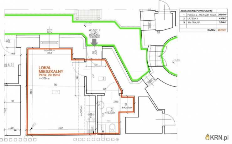Mieszkanie  na sprzedaż, 1 pokojowe, Kraków, Stare Miasto, ul. 