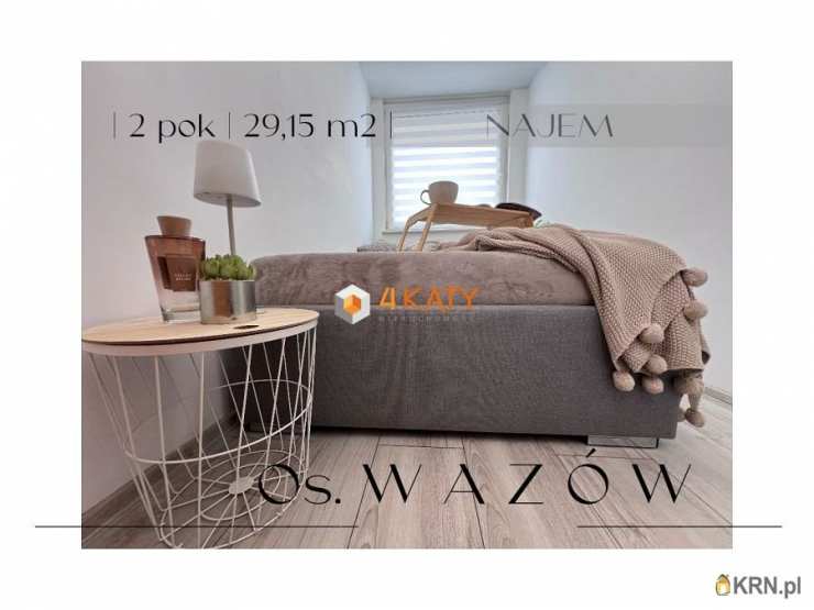 Mieszkanie  do wynajęcia, Zielona Góra, os. Wazów, ul. Władysława IV, 2 pokojowe