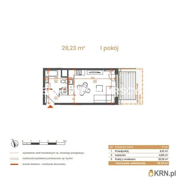 Katowice, ul. Ceglana, Mieszkanie  na sprzedaż, 1 pokojowe