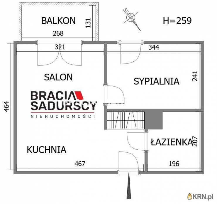 2 pokojowe, Mieszkanie  do wynajęcia, Czarnochowice, ul. 