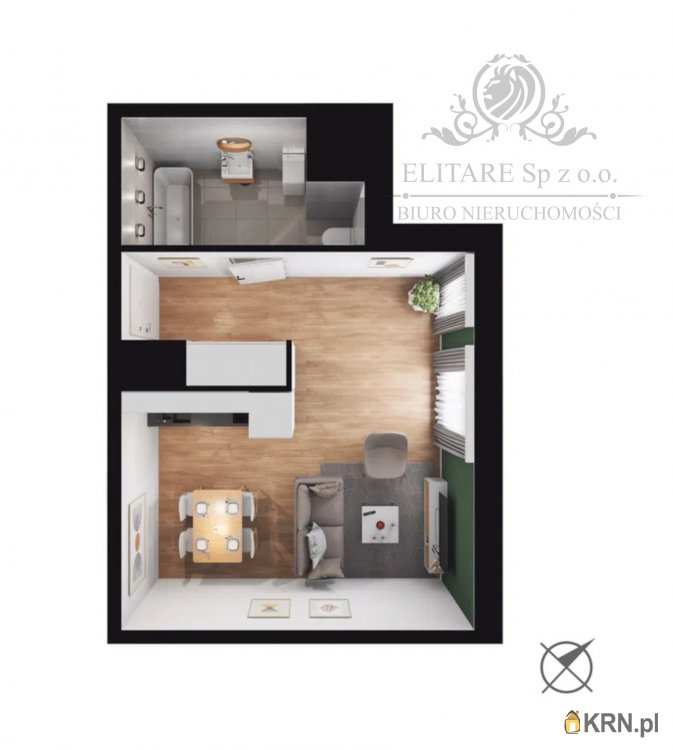 1 pokojowe, Wrocław, Krzyki, ul. , Mieszkanie  na sprzedaż