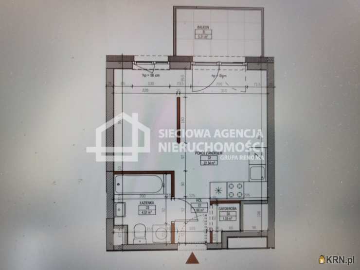 Mieszkanie  na sprzedaż, 1 pokojowe, Gdańsk, ul. 