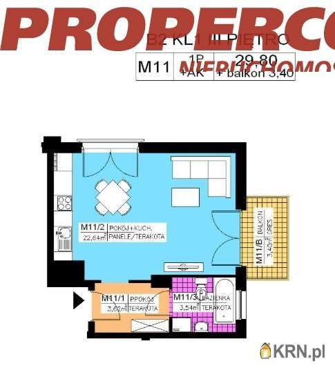 Kielce, Na Stoku, ul. , 1 pokojowe, Mieszkanie  na sprzedaż