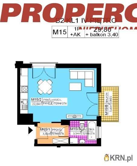 Kielce, Na Stoku, ul. , 1 pokojowe, Mieszkanie  na sprzedaż