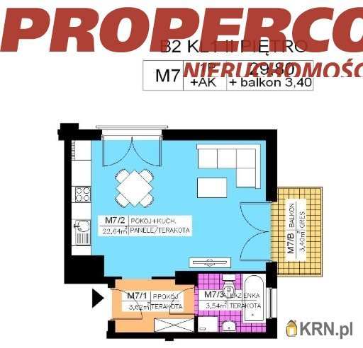 Kielce, Na Stoku, ul. , 1 pokojowe, Mieszkanie  na sprzedaż