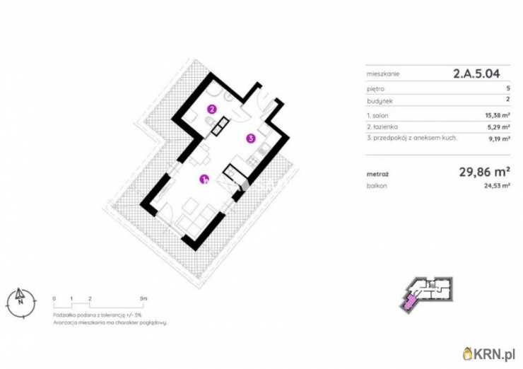 Mieszkanie  na sprzedaż, Kraków, Podgórze/Stare Podgórze, ul. Rydlówka, 1 pokojowe