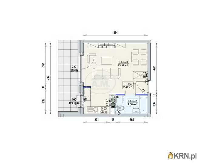Mieszkanie  na sprzedaż, Wrocław, Stare Miasto, ul. Gwarna, 1 pokojowe