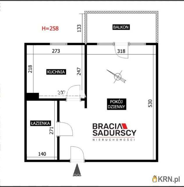 1 pokojowe, Mieszkanie  na sprzedaż, Kraków, Czyżyny, ul. Akademickie