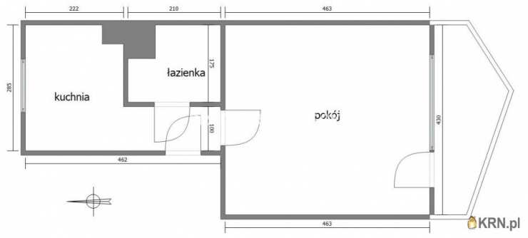 Kraków, Prądnik Czerwony, ul. Strzelców, 1 pokojowe, Mieszkanie  do wynajęcia