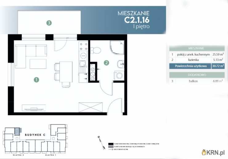 1 pokojowe, Mieszkanie  na sprzedaż, Wrocław, Fabryczna, ul. 