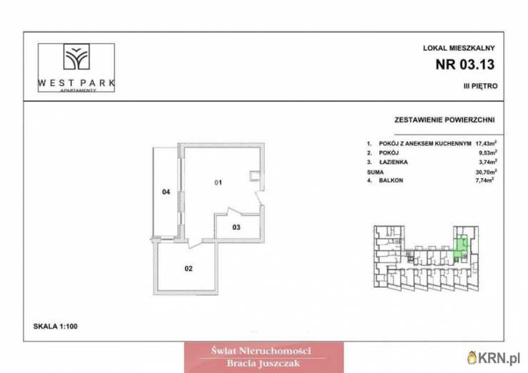 Mieszkanie  na sprzedaż, 2 pokojowe, Kołobrzeg, ul. 