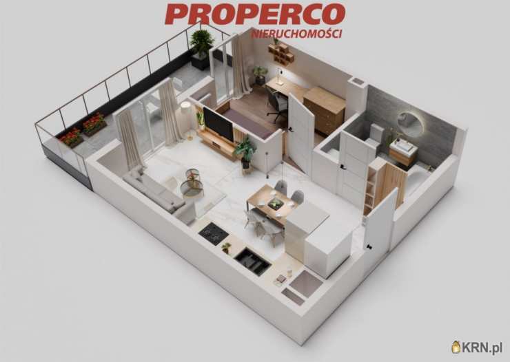 Jędrzejów, ul. , 2 pokojowe, Mieszkanie  na sprzedaż