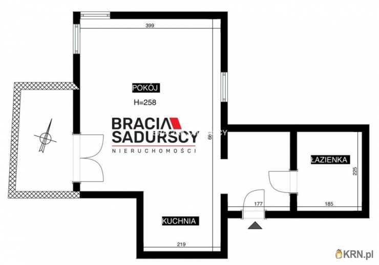 Niepołomice, ul. Lawendowa, Mieszkanie  na sprzedaż, 1 pokojowe