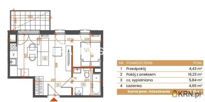Mieszkanie  na sprzedaż, Katowice, ul. Ceglana, 1 pokojowe
