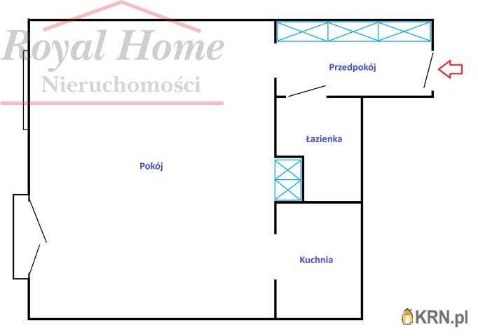 1 pokojowe, Mieszkanie  na sprzedaż, Wrocław, Fabryczna/Grabiszyn, ul. Szczęśliwa