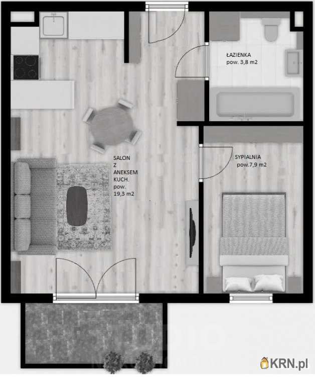 Kraków, Czyżyny, ul. , Mieszkanie  na sprzedaż, 2 pokojowe