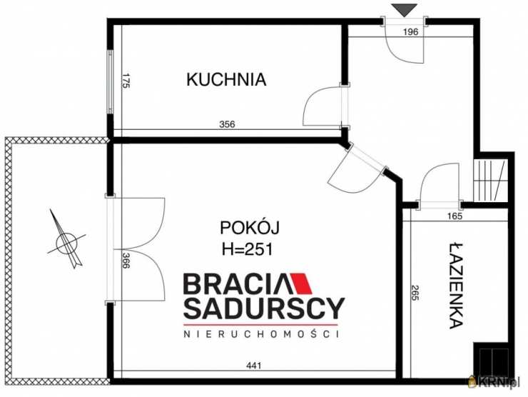 Kraków, Prądnik Biały/Krowodrza Górka, ul. , Mieszkanie  do wynajęcia, 1 pokojowe