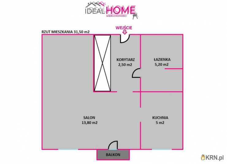 1 pokojowe, Mieszkanie  do wynajęcia, Rzeszów, ul. 