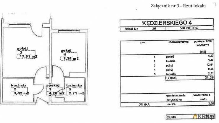 Mieszkanie  na sprzedaż, Warszawa, ul. , 2 pokojowe