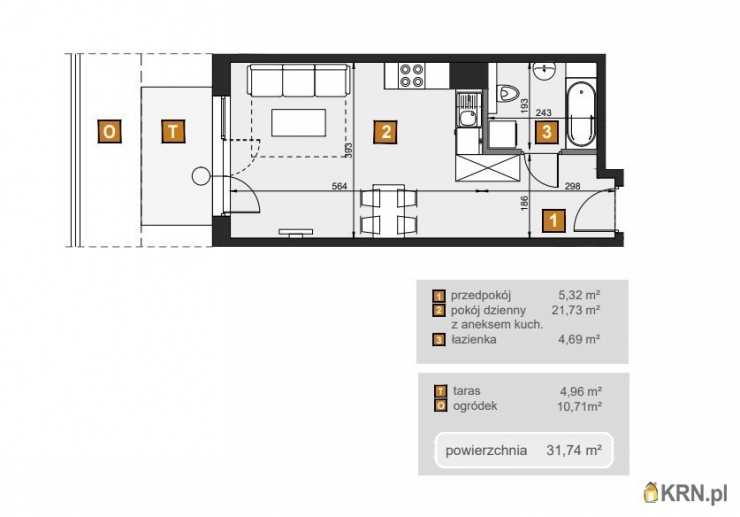 Kraków, Dębniki, ul. dr. J. Babińskiego, Mieszkanie  na sprzedaż, 1 pokojowe