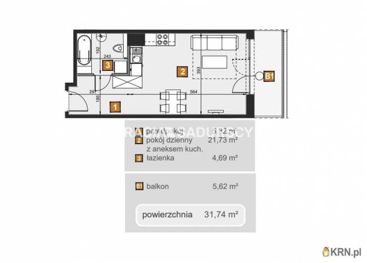 Kraków, Dębniki, ul. dr. J. Babińskiego, Mieszkanie  na sprzedaż, 1 pokojowe