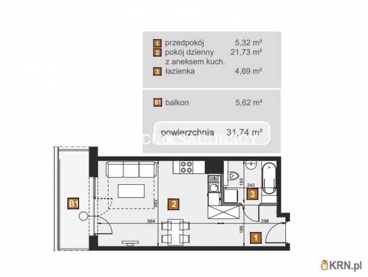 Bracia Sadurscy Oddział BS2 Rynek Pierwotny, Mieszkanie  na sprzedaż, Kraków, Dębniki, ul. dr. J. Babińskiego