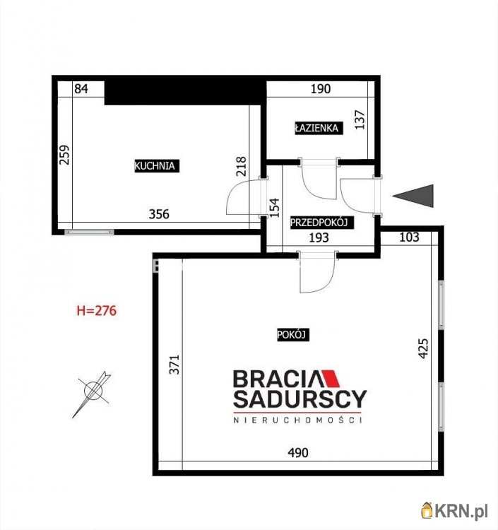 Kraków, Grzegórzki, ul. M. Siedleckiego, Mieszkanie  na sprzedaż, 1 pokojowe