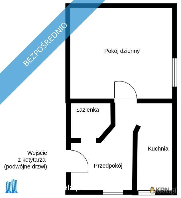 Mieszkanie  do wynajęcia, Łódź, Górna, ul. Bednarska, 1 pokojowe