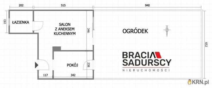 BRACIA SADURSCY ODDZIAŁ BS4 KROWODRZA, Mieszkanie  na sprzedaż, Lusina, ul. Krakowska