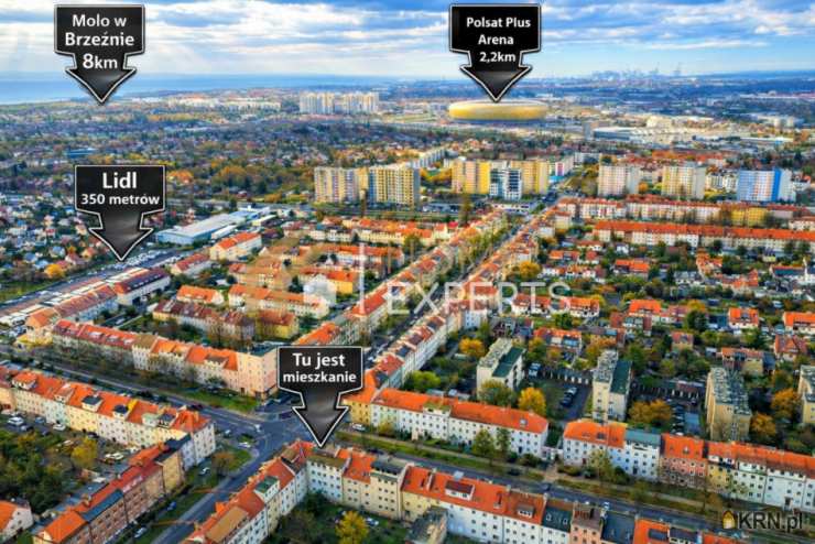 2 pokojowe, Gdańsk, Wrzeszcz Dolny, ul. Bolesława Chrobrego, Mieszkanie  na sprzedaż