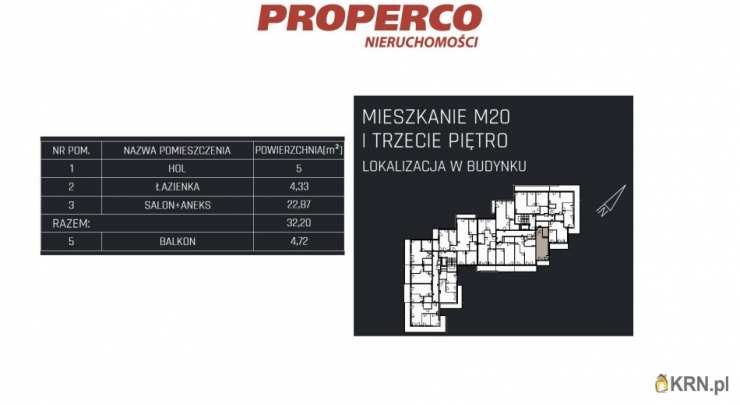 1 pokojowe, Mieszkanie  na sprzedaż, Jędrzejów, ul. 