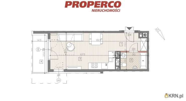 1 pokojowe, Jędrzejów, ul. , Mieszkanie  na sprzedaż