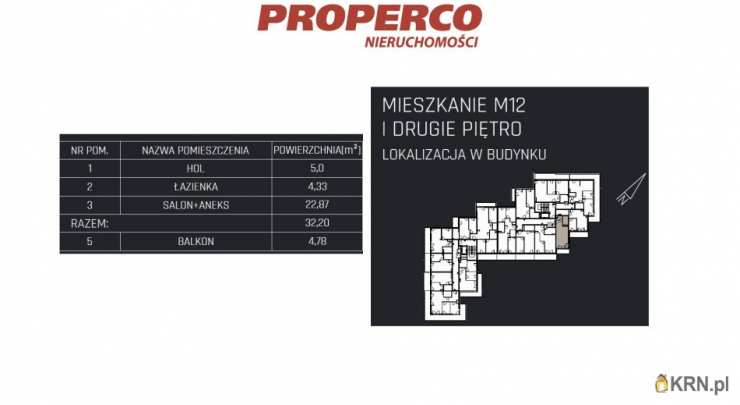 1 pokojowe, Mieszkanie  na sprzedaż, Jędrzejów, ul. 