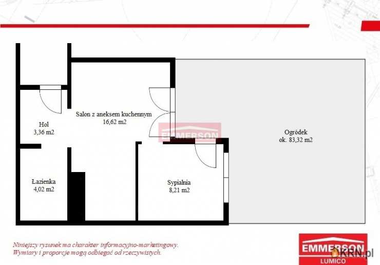 Kraków, Krowodrza, ul. , 2 pokojowe, Mieszkanie  na sprzedaż