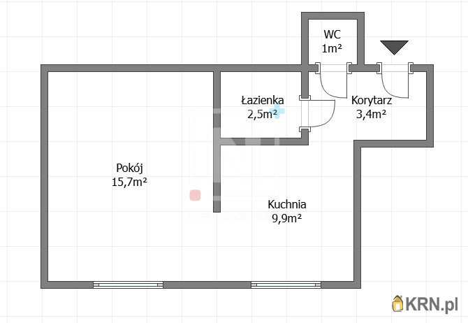 1 pokojowe, Mieszkanie  na sprzedaż, Warszawa, Praga Południe/Grochów, ul. Dobrowoja