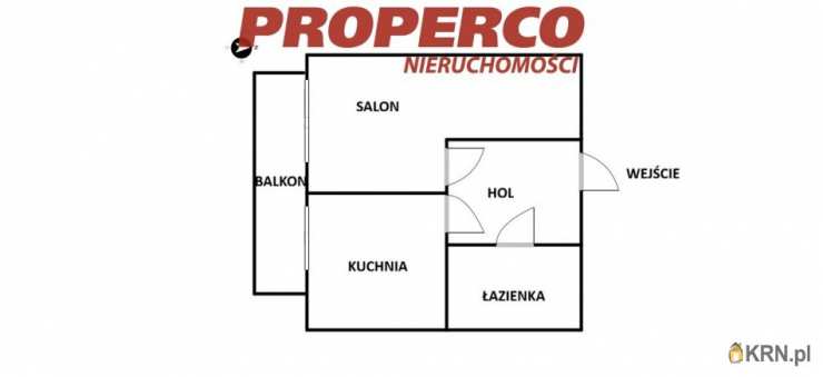 1 pokojowe, Kielce, ul. M. Strasza, Mieszkanie  na sprzedaż