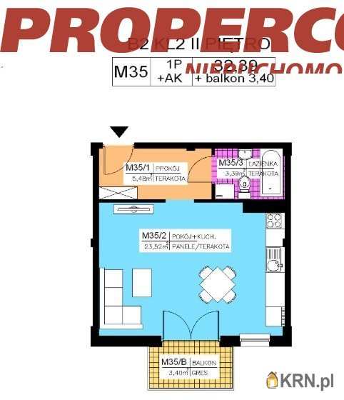 Kielce, Na Stoku, ul. , 1 pokojowe, Mieszkanie  na sprzedaż