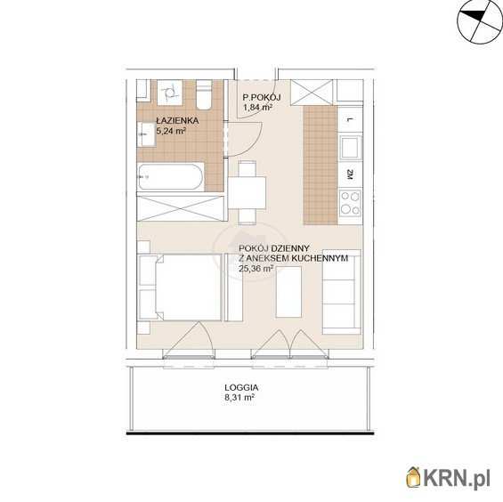 Mieszkanie  na sprzedaż, 1 pokojowe, Wrocław, Stare Miasto, ul. Gnieźnieńska