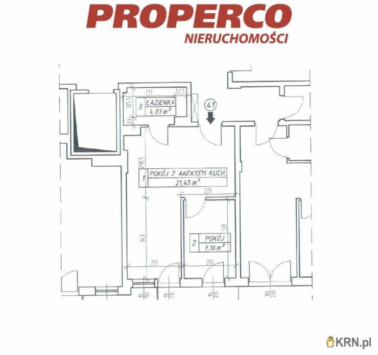 Mieszkanie  na sprzedaż, 2 pokojowe, Kielce, Na Stoku, ul. 