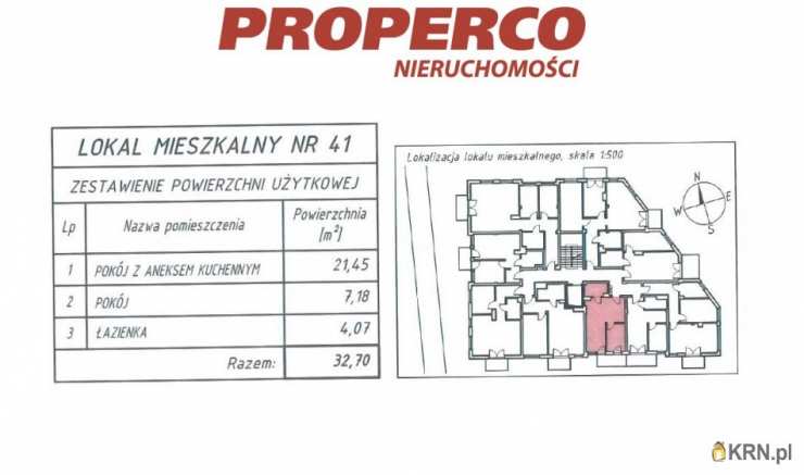 Kielce, Na Stoku, ul. , Mieszkanie  na sprzedaż, 2 pokojowe
