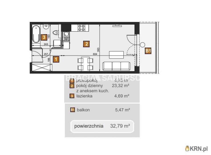 Bracia Sadurscy Oddział BS2 Rynek Pierwotny, Mieszkanie  na sprzedaż, Kraków, Dębniki, ul. dr. J. Babińskiego