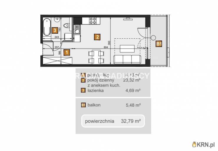 Kraków, Dębniki, ul. dr. J. Babińskiego, Mieszkanie  na sprzedaż, 1 pokojowe