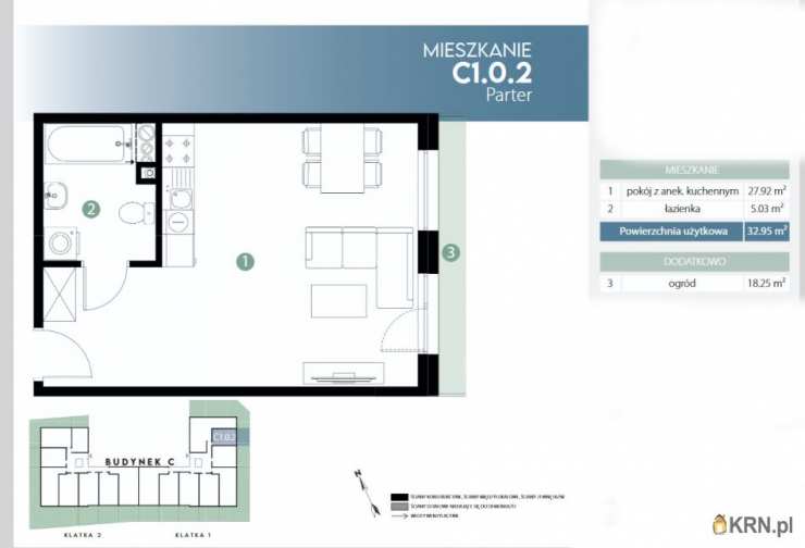 1 pokojowe, Wrocław, Fabryczna, ul. , Mieszkanie  na sprzedaż