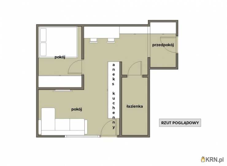 Mieszkanie  na sprzedaż, Brzezie, ul. , 2 pokojowe