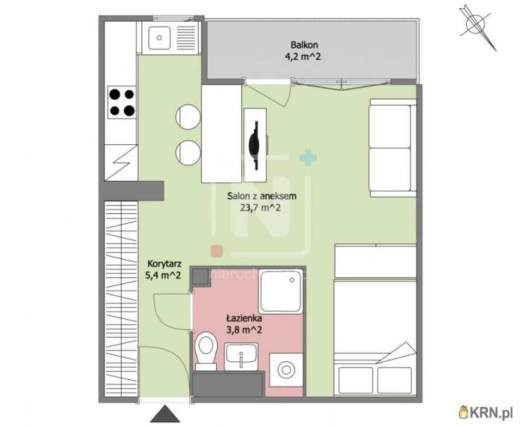 Mieszkanie  na sprzedaż, 2 pokojowe, Warszawa, Praga Południe, ul. Komorska