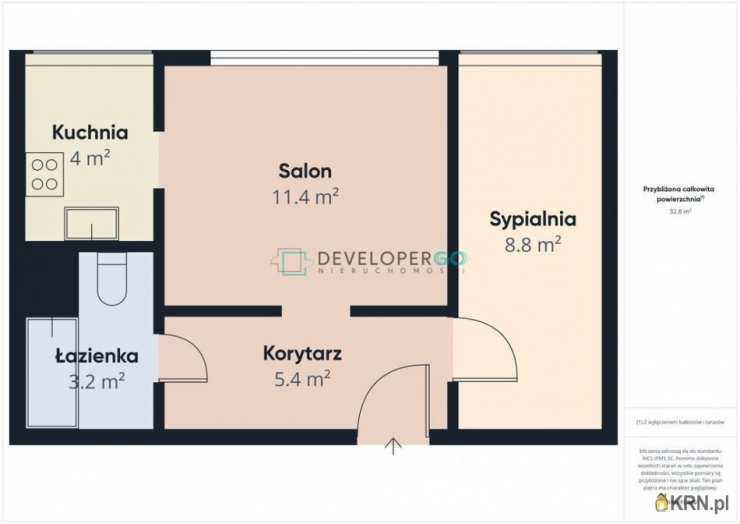 2 pokojowe, Białystok, Bema, ul. , Mieszkanie  na sprzedaż