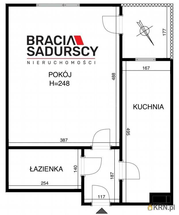 Kraków, Podgórze/Płaszów, ul. ks. W. Turka, Mieszkanie  na sprzedaż, 1 pokojowe