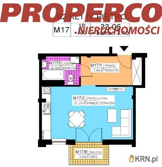 Kielce, Na Stoku, ul. , 1 pokojowe, Mieszkanie  na sprzedaż