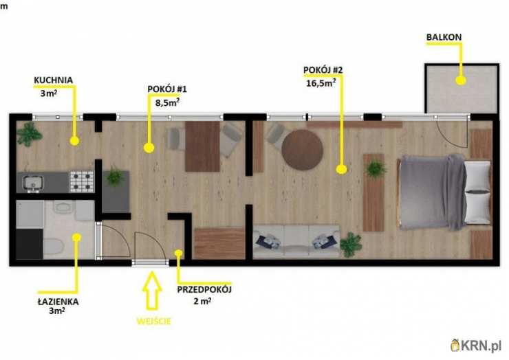 Mieszkanie  na sprzedaż, Toruń, Mokre, ul. Świętopełka, 2 pokojowe